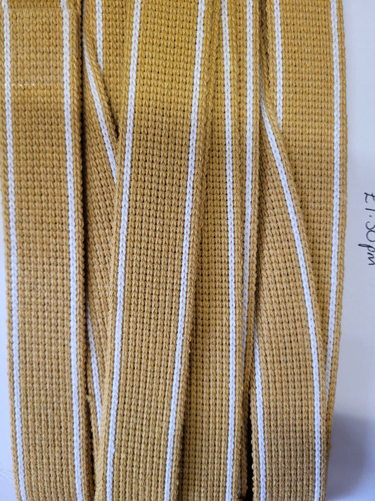 Quality Mustard webbing 30mm