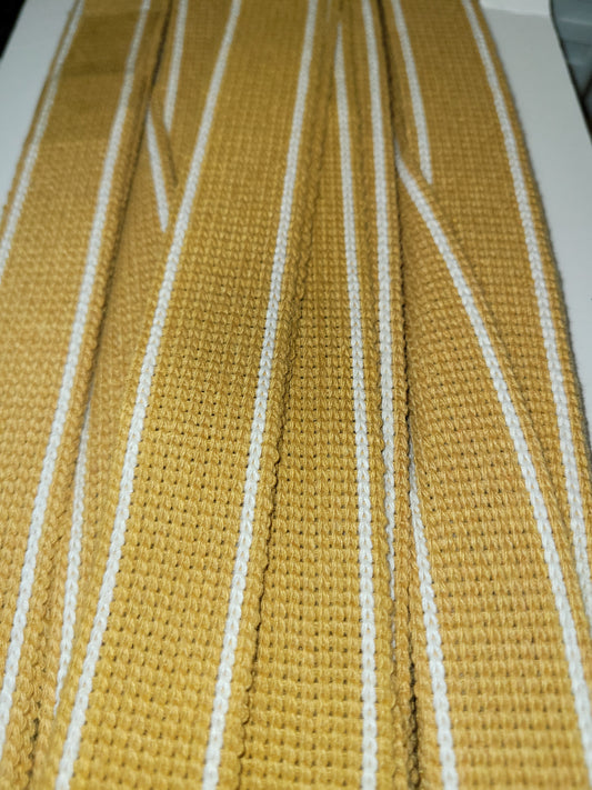 Quality Mustard webbing 30mm