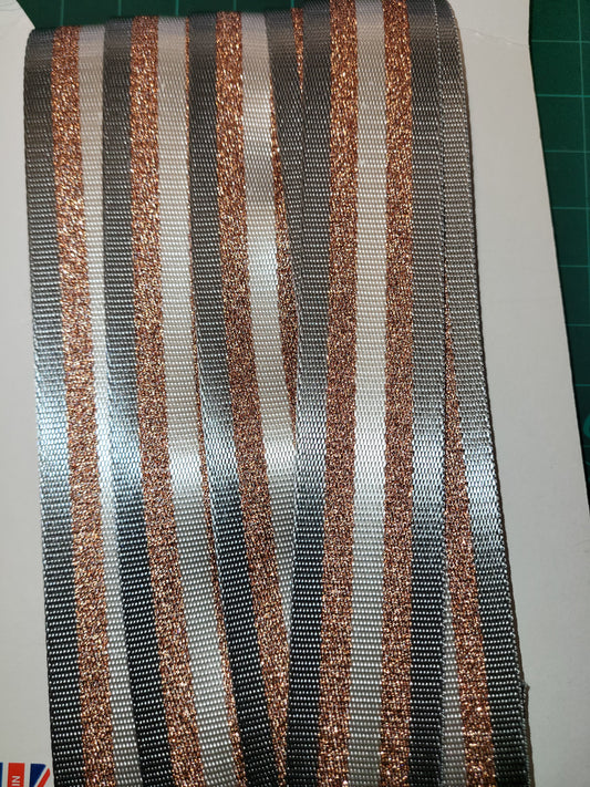 38mm Silver glitter bag strap