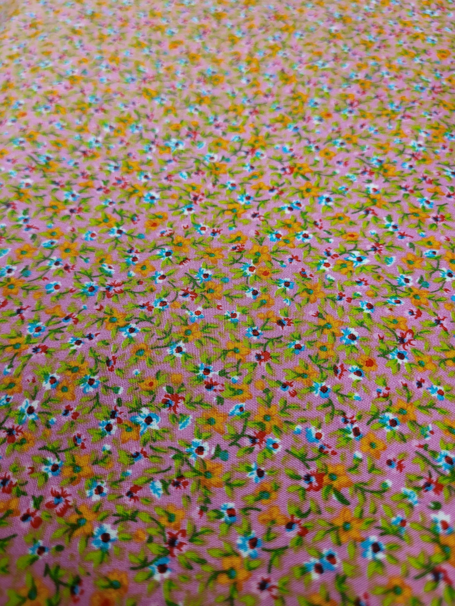 Pink Ditsy Floral