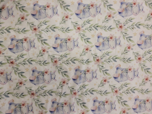 Hippo Brushed Cotton