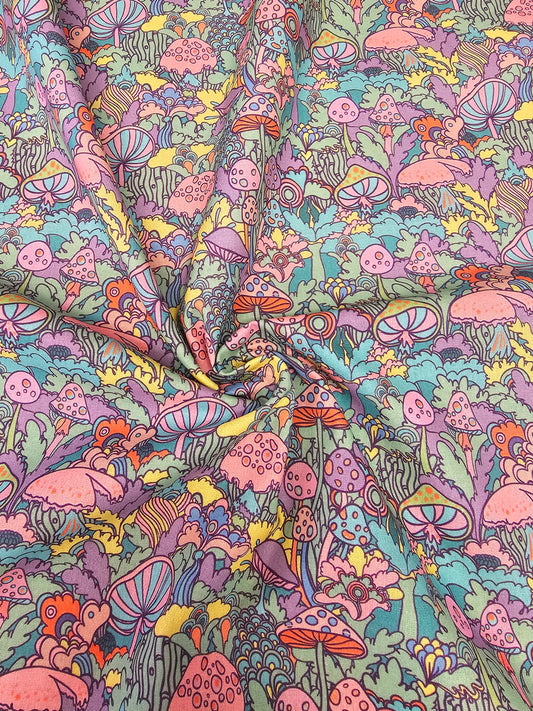 Purple Psychedelic Mushroom