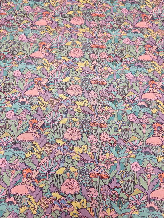 Purple Psychedelic Mushroom