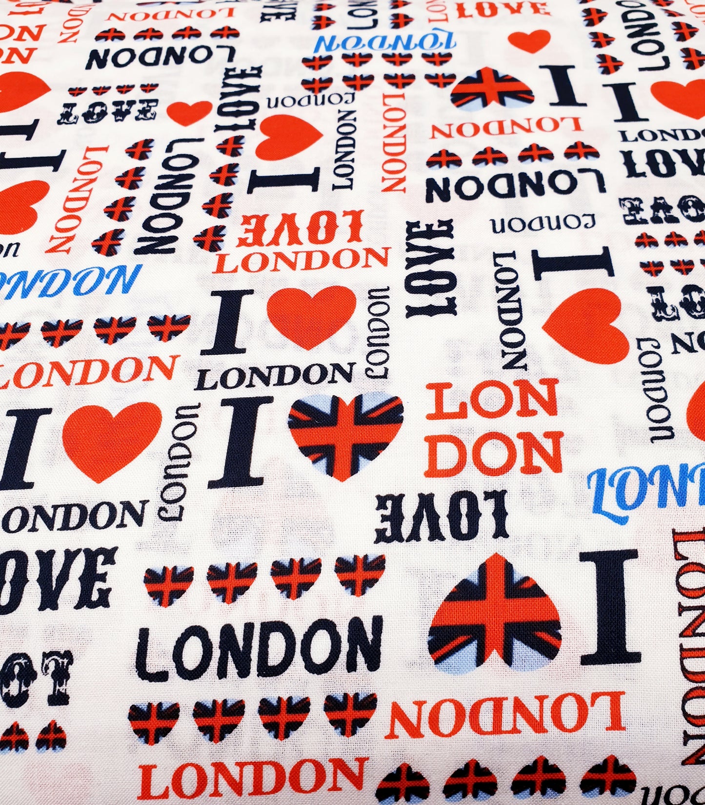 Jubilee I love London 100% cotton