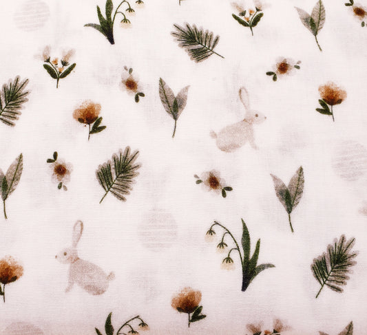 Rabbits GOTS Double Gauze