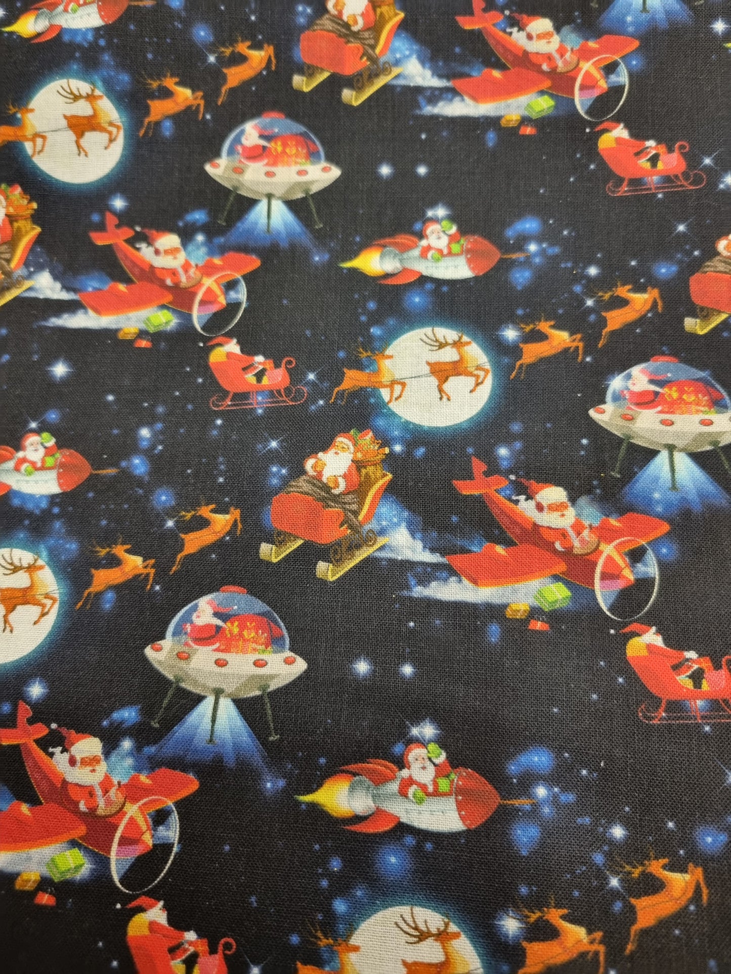 Spaceship father christmas
