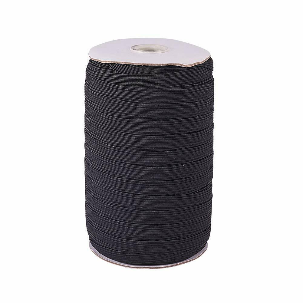 1/2 inch Black Elastic