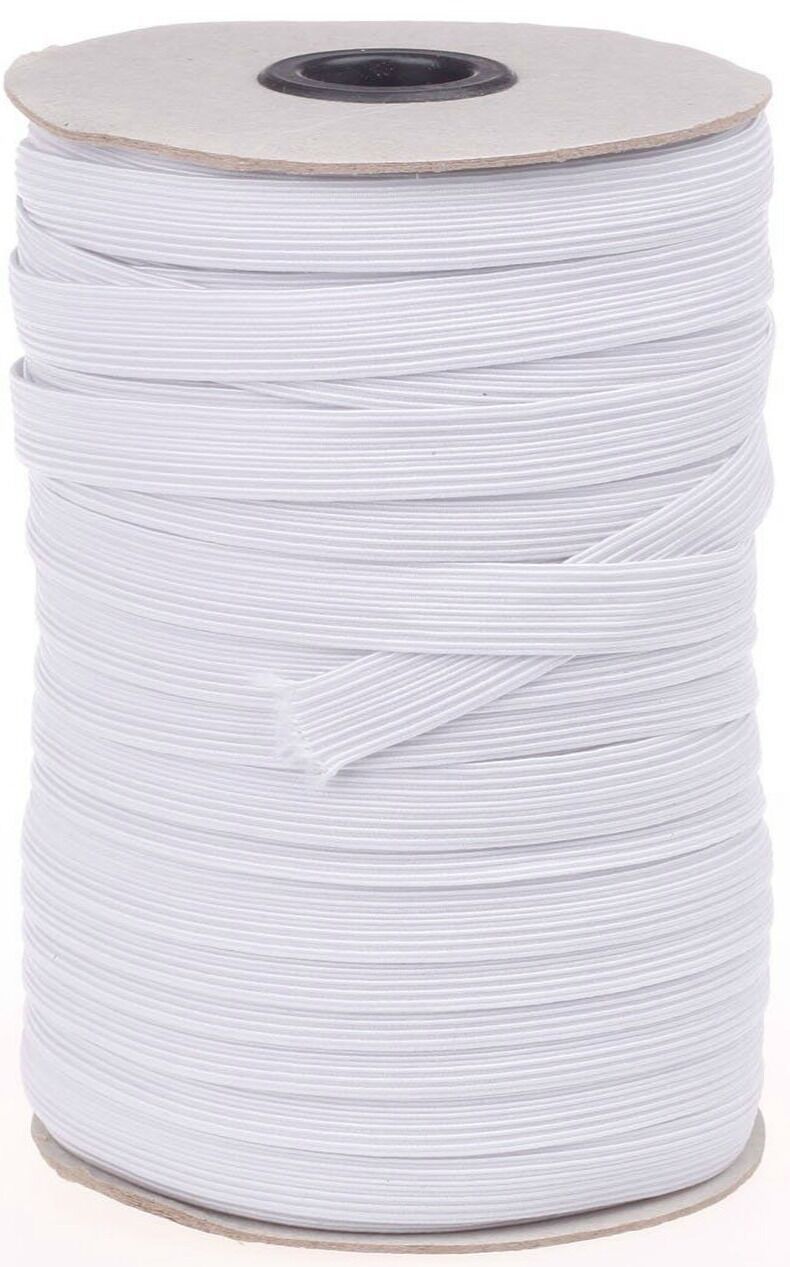 1/2 inch White Elastic