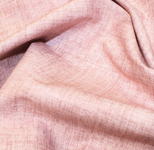 Rose Linen Texture Look Cotton