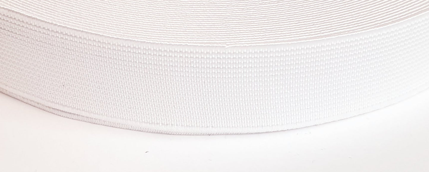 1 inch White Elastic