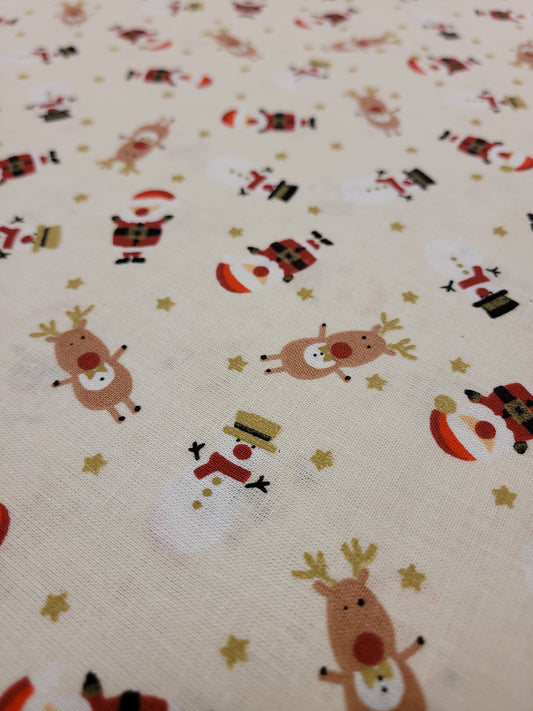 Cream Christmas Characters