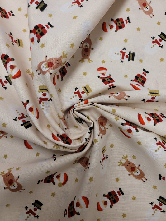 Cream Christmas Characters