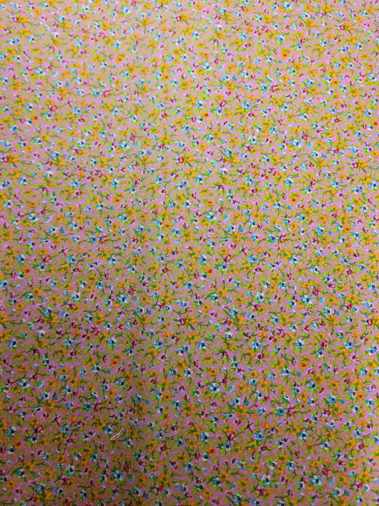 Pink Ditsy Floral