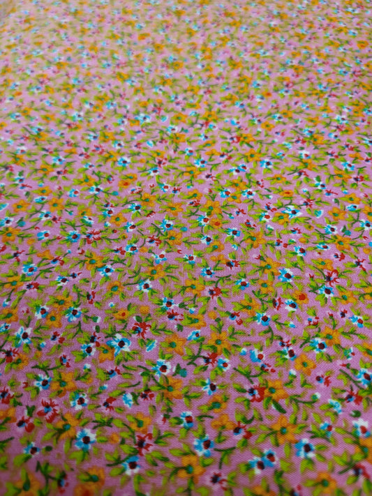 Pink Ditsy Floral