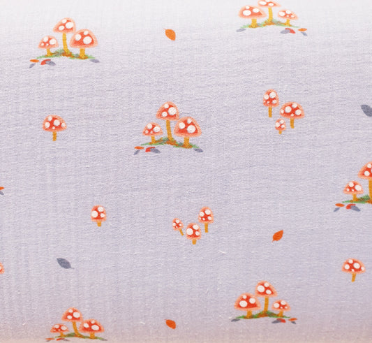 Mushroom Double Gauze Cotton