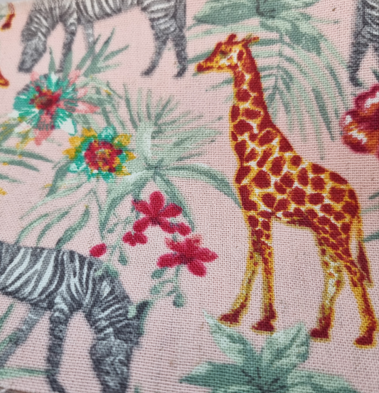 Canvas/linen/viscose mix wild animals by Penelope Europe