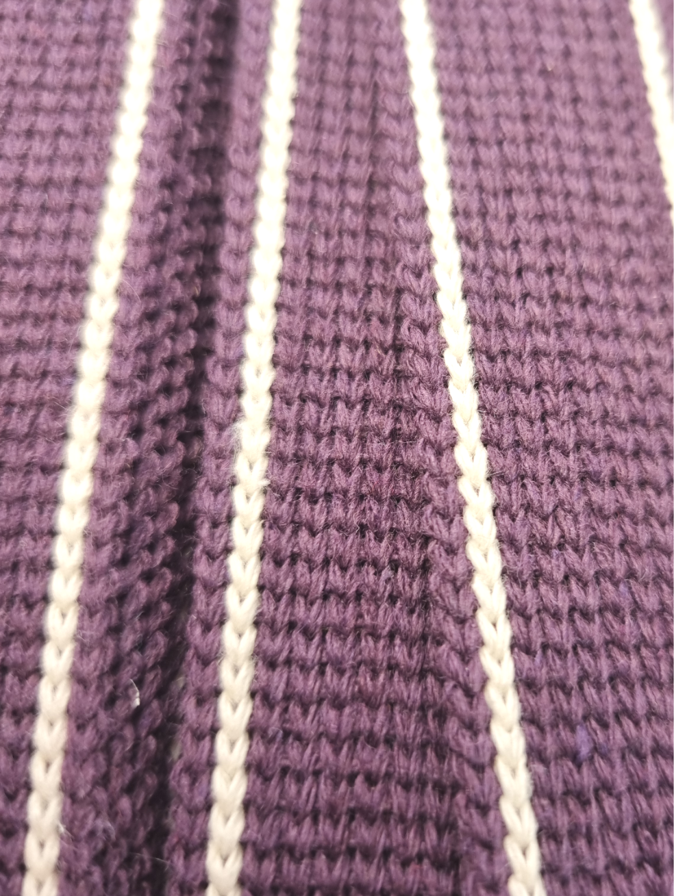 Quality Purple striped webbing 25mm