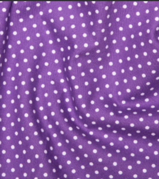Purple pinspots Cotton
