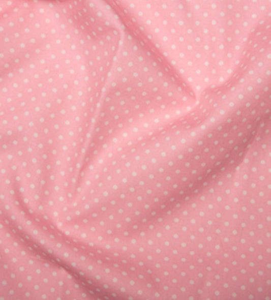 Light pink Pin Spots Cotton